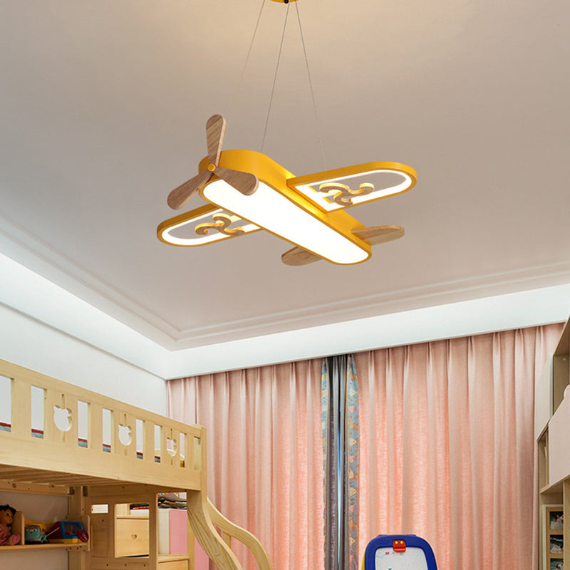 Flugzeug-Pendelleuchte für Kinderzimmer