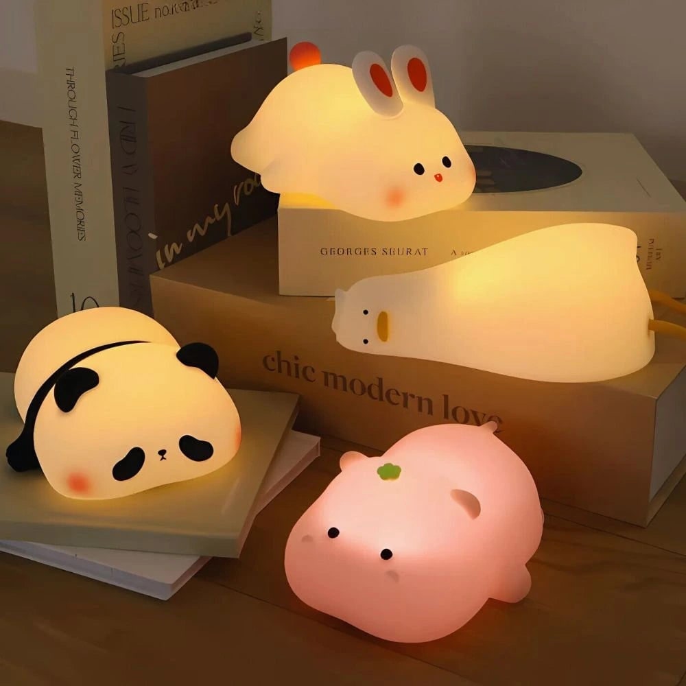 Luz nocturna LED con forma de animal