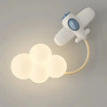 Children’s Cloud LED Wall Light with Airplane Design
