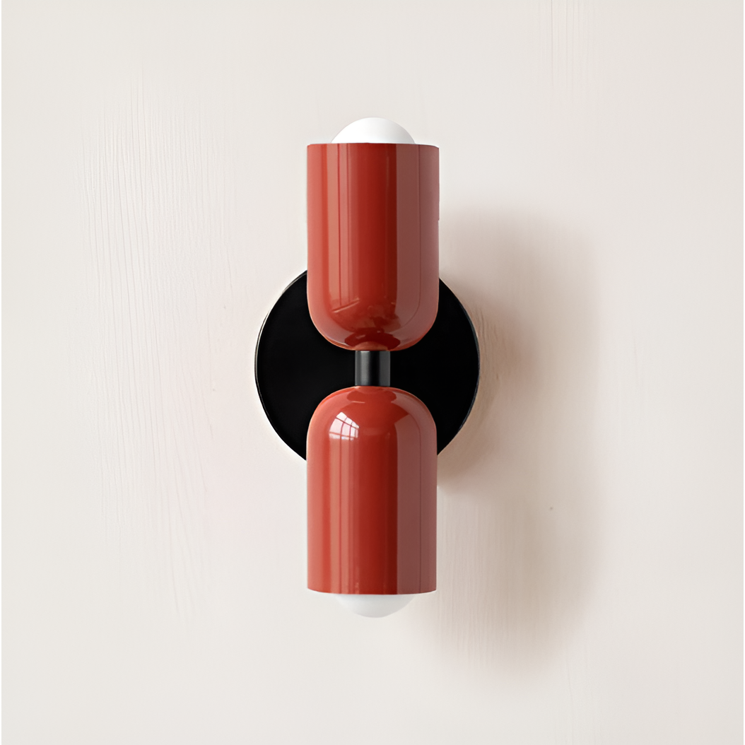 Dual Cylinder Wall Light with Up and Down Illumination