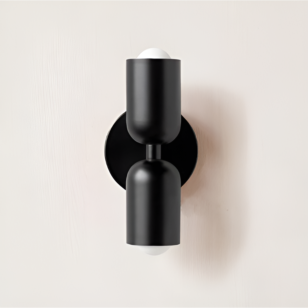 Dual Cylinder Wall Light with Up and Down Illumination