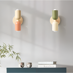 Podwójna cylindryczna lampa ścienna z oświetleniem góra-dół