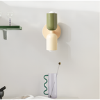 Podwójna cylindryczna lampa ścienna z oświetleniem góra-dół