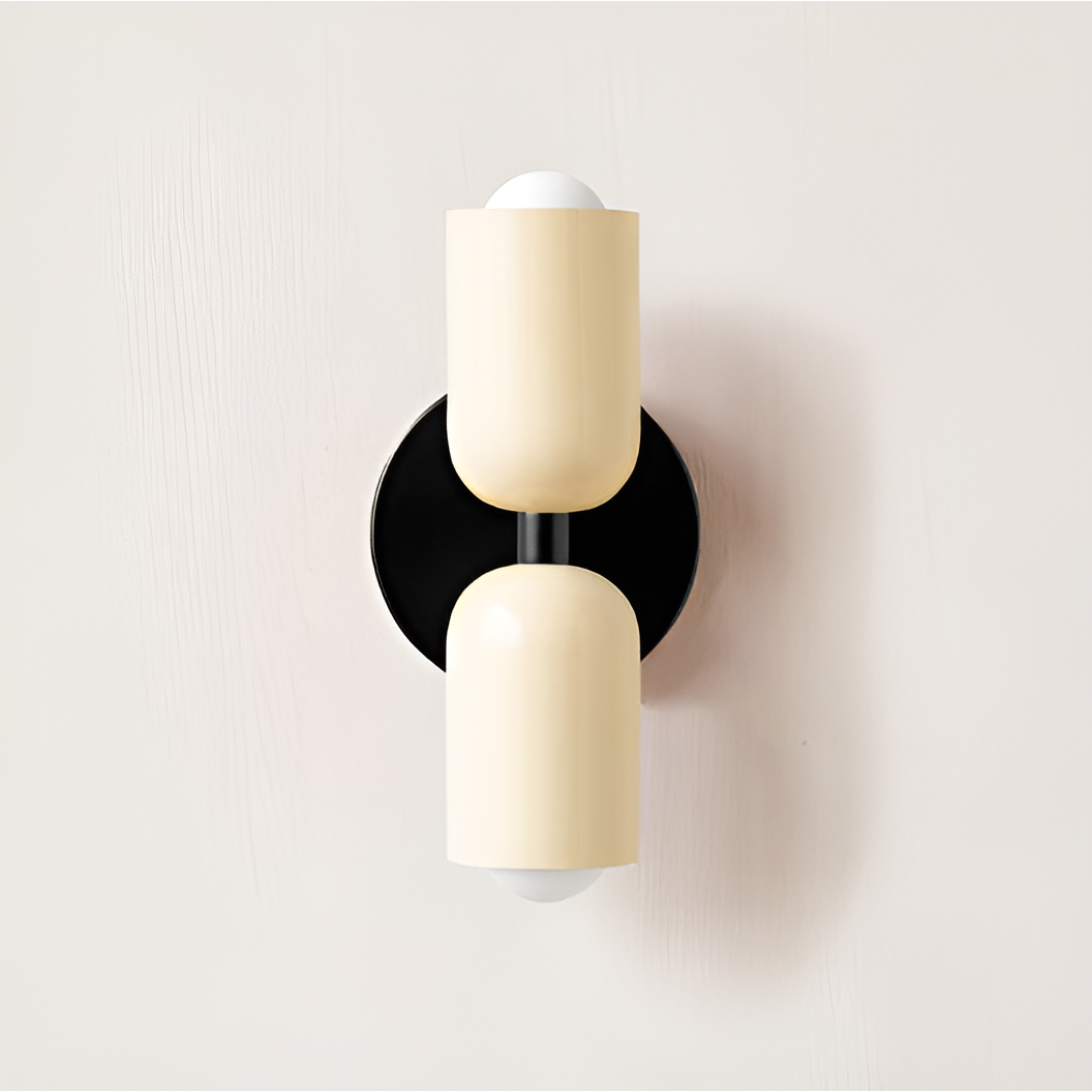 Dual Cylinder Wall Light with Up and Down Illumination
