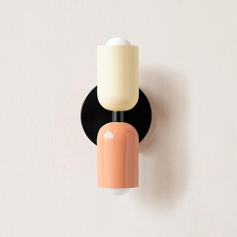 Dual Cylinder Wall Light with Up and Down Illumination
