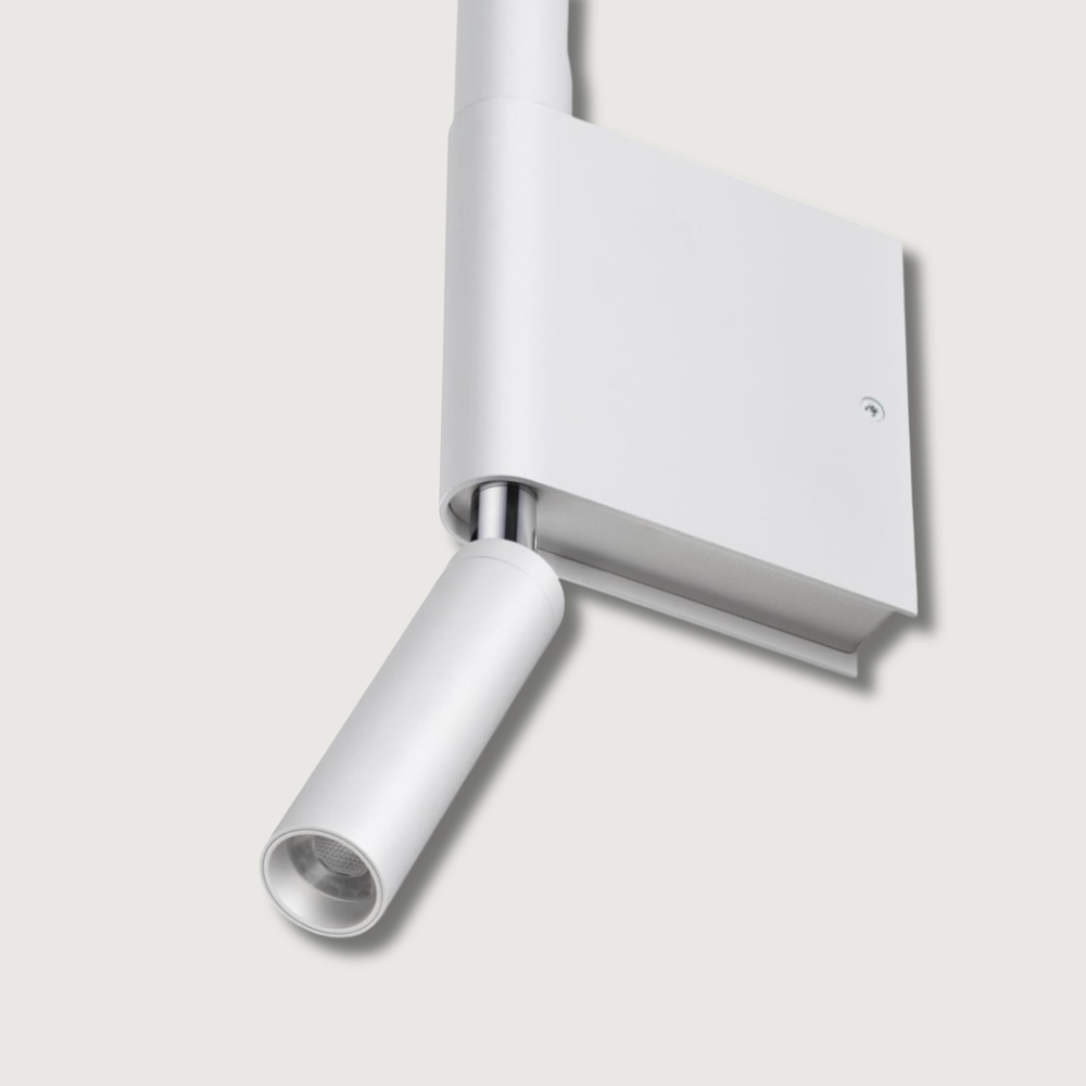 Dual LED Wall Sconce with Adjustable Reading Light