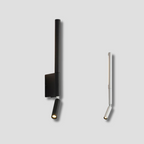 Dual LED Wall Sconce with Adjustable Reading Light