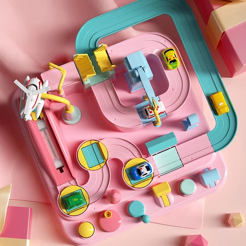 Interactive Mechanical City Car Adventure Playset