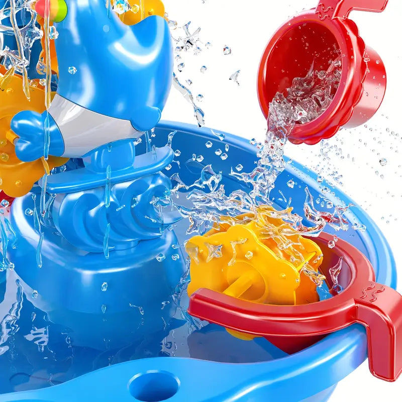 Three-Tier Interactive Sand & Water Play Table