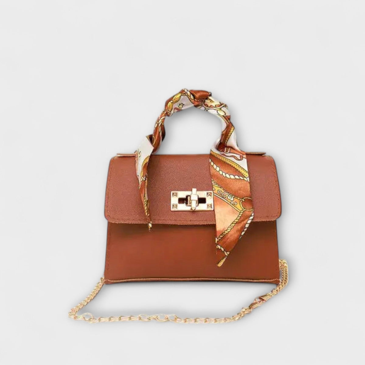 Crossbody-taske med tørklædehank til kvinder