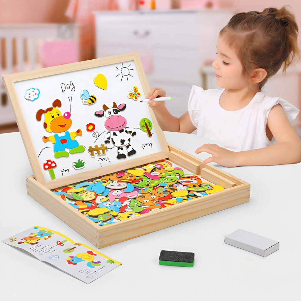 Kids Magnetic Drawing Board Set