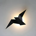 Origami-fugl LED-væglampe