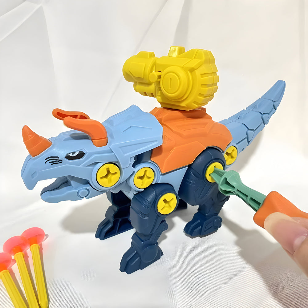 Byggesæt med dinosaurlegetøj, der kan skilles ad