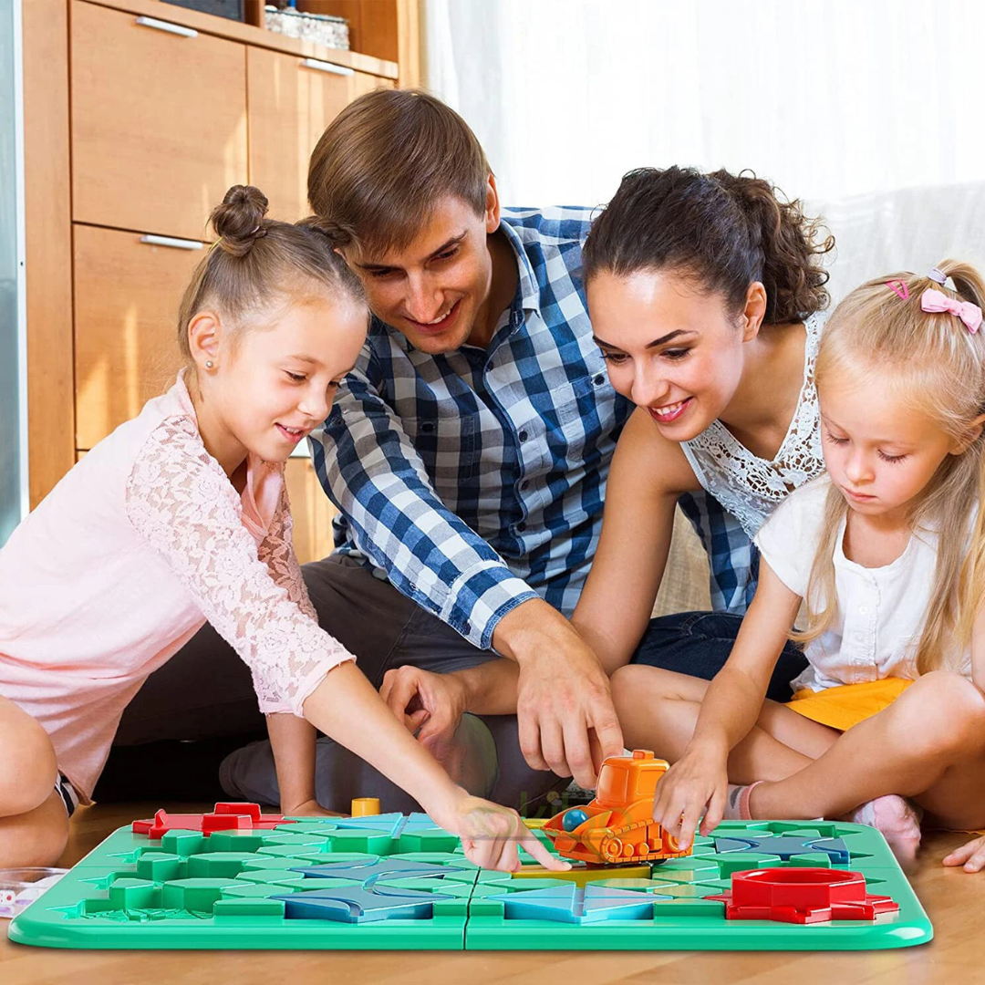Juego interactivo de rompecabezas de pistas para niños