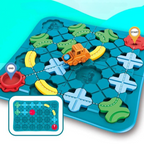Juego interactivo de rompecabezas de pistas para niños