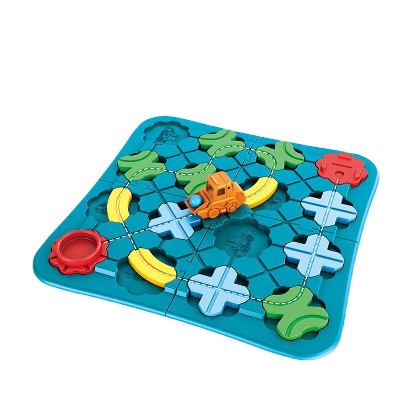 Juego interactivo de rompecabezas de pistas para niños