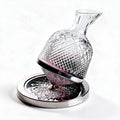 Crystal Glass Rotating Decanter