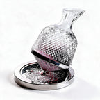 Crystal Glass Rotating Decanter