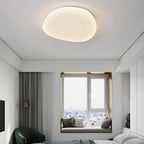 Organiczna lampa sufitowa LED w kształcie kamienia ze ściemnianiem