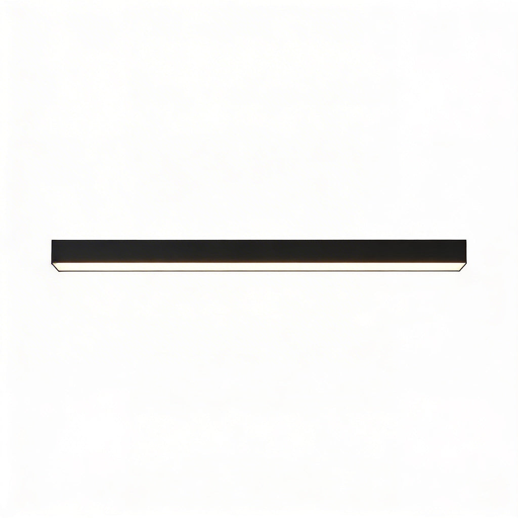 Minimalist Linear LED Ceiling Light with Dimming and Remote Control