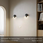 Luz LED moderna de pared de 360° para interiores y exteriores