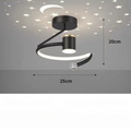 Plafonnier LED Lune et Étoiles avec effet de projection