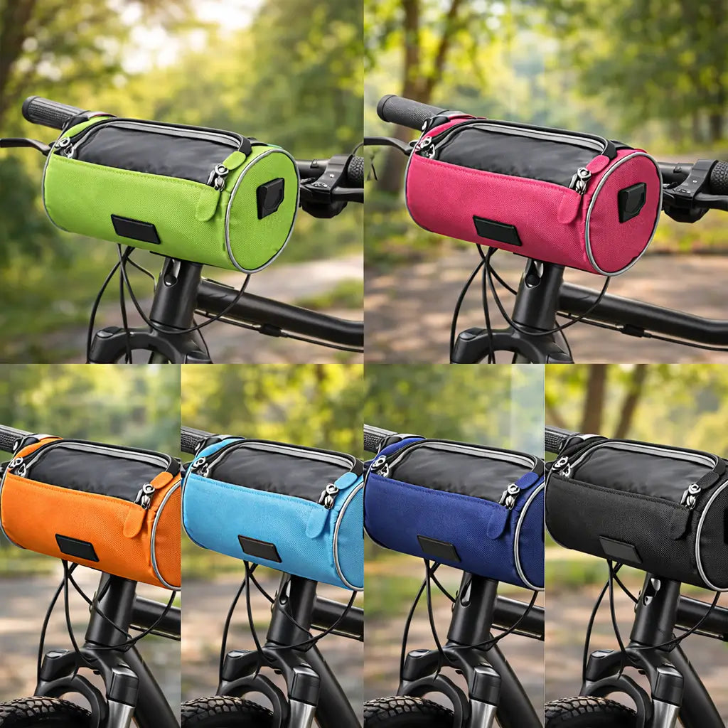 Fahrradlenkertasche mit Handyhalterung und Touchscreen-Funktion