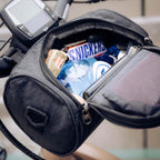 Fahrradlenkertasche mit Handyhalterung und Touchscreen-Funktion