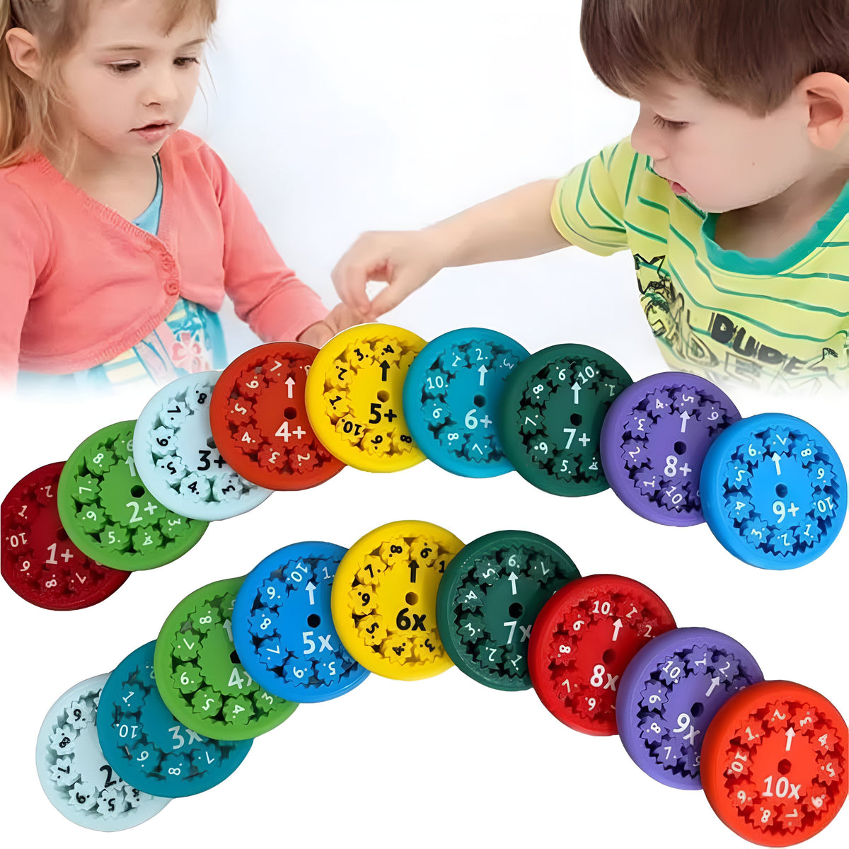Kids Maths Learning Wheel Set