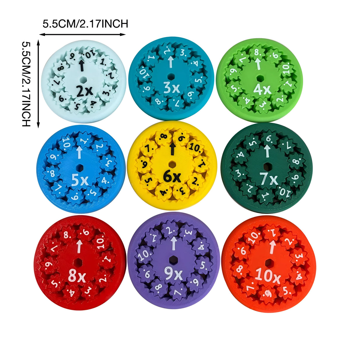 Kids Maths Learning Wheel Set