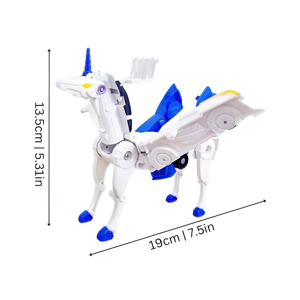 Förvandlingsbar bil- och Pegasus-leksak