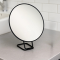 Round Magnifying Makeup Mirror with Foldable Stand