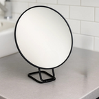 Round Magnifying Makeup Mirror with Foldable Stand