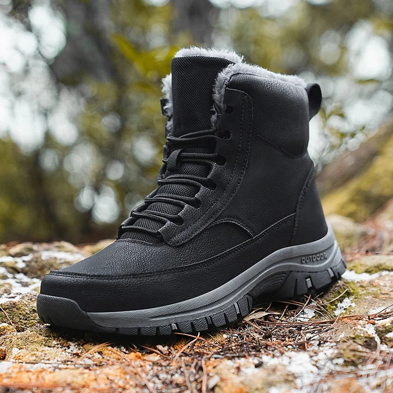 Lace-Up Mid-Top Outdoor Boots