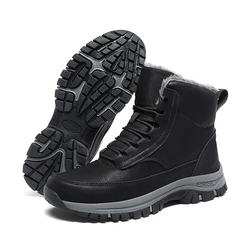 Lace-Up Mid-Top Outdoor Boots