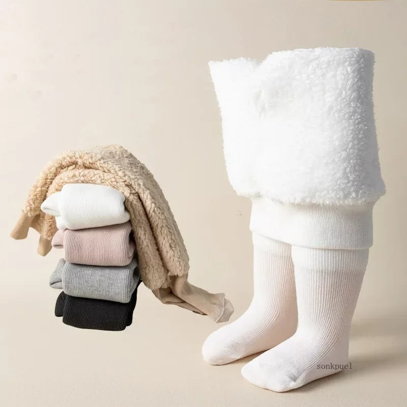 Kniestrümpfe mit Plüschfutter