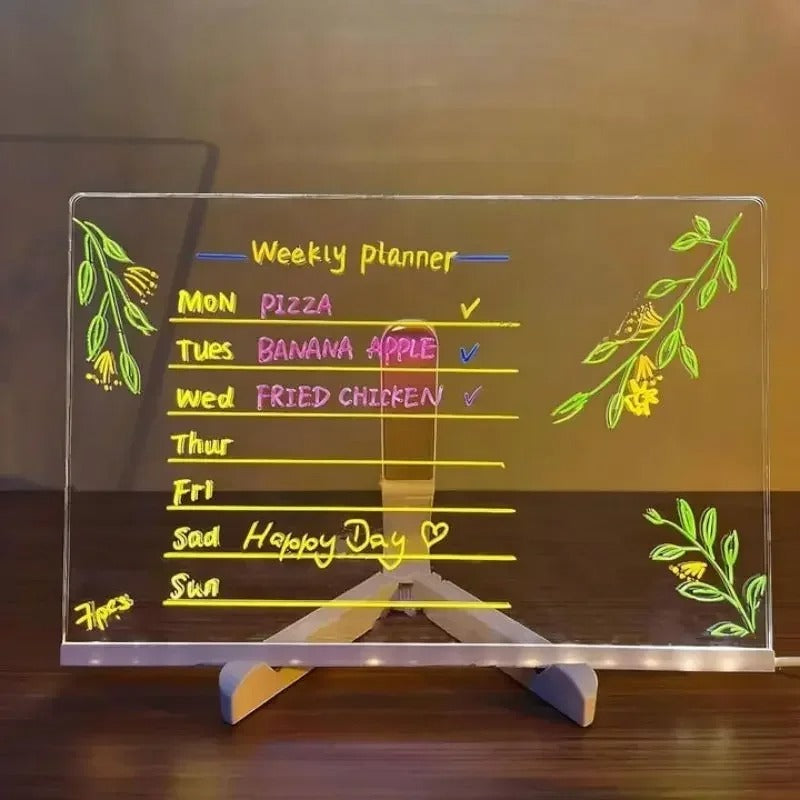 LED Glowing Drawing Board for Kids