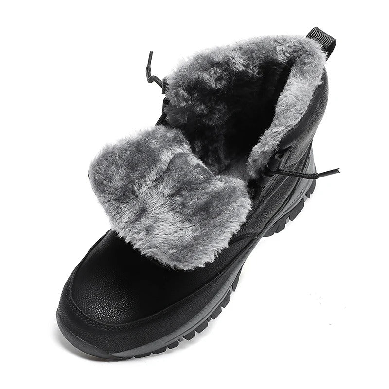 Lace-Up Mid-Top Outdoor Boots