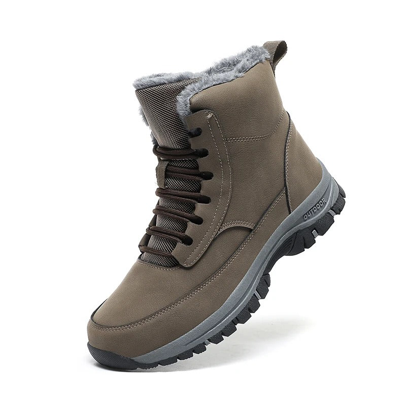 Lace-Up Mid-Top Outdoor Boots