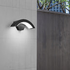 Applique murale extérieure courbée à LED