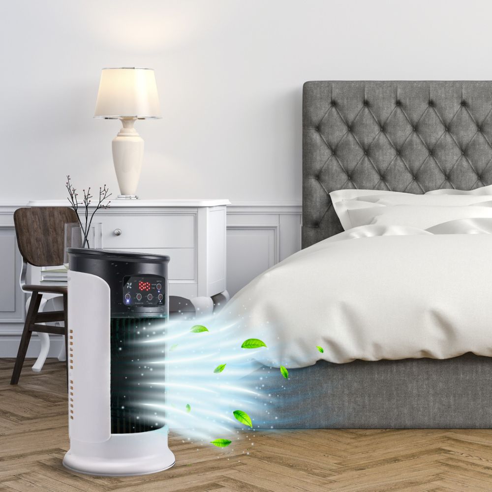 Enfriador de aire portátil con refrigeración 5 en 1 y función de nebulización