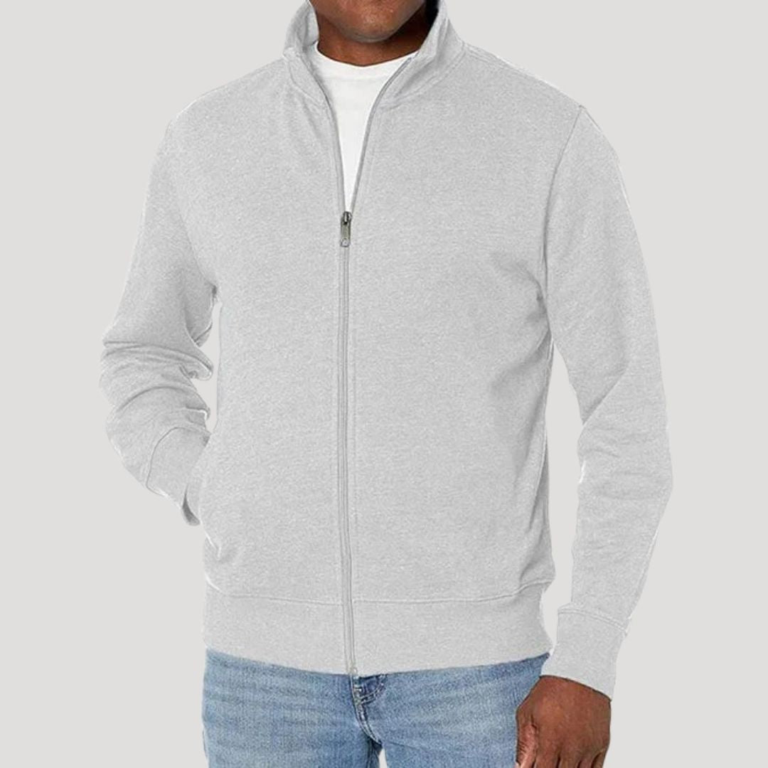 Men’s Full-Zip Stand Collar Jacket