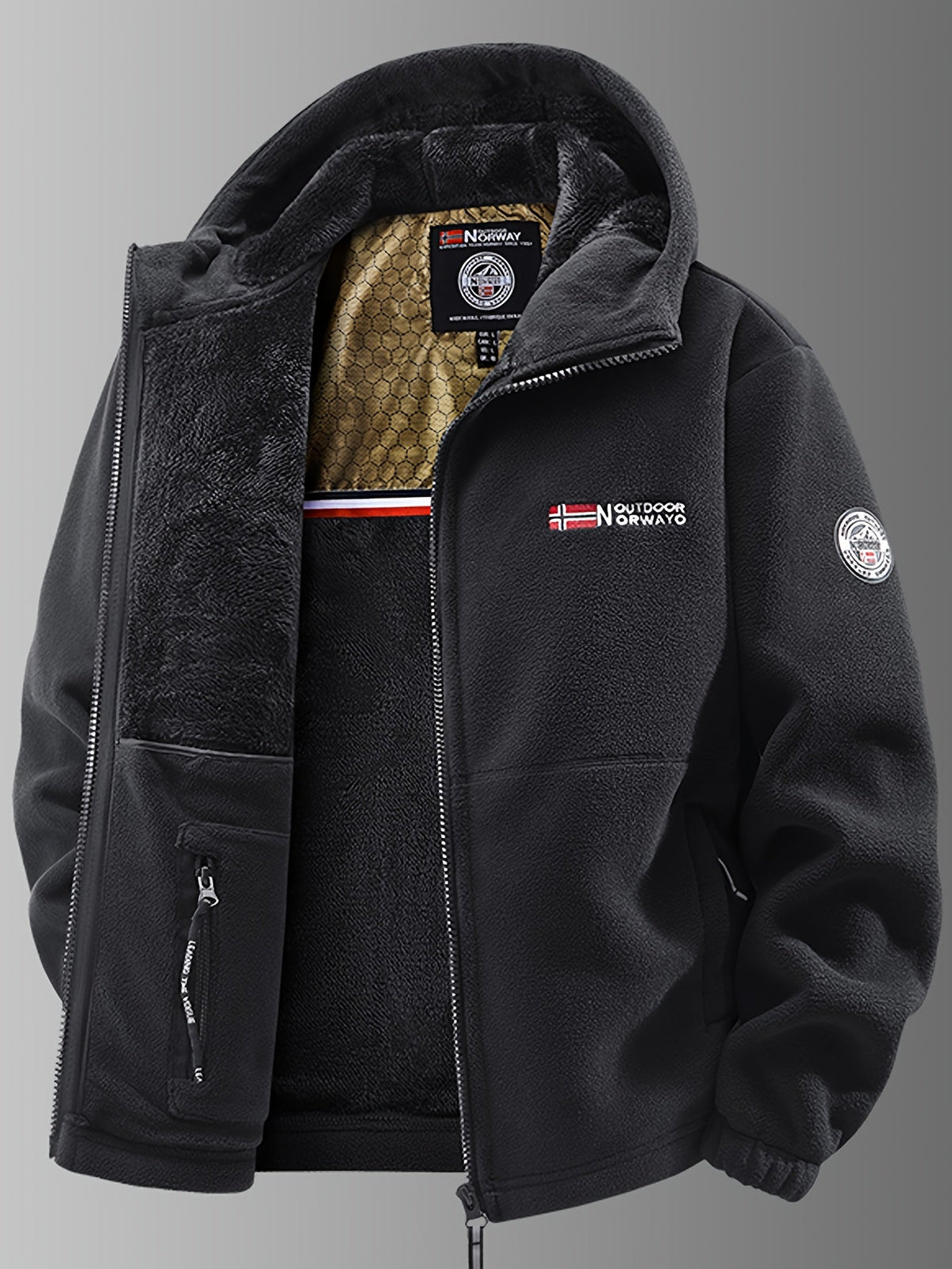 Men’s Hooded Fleece Jacket