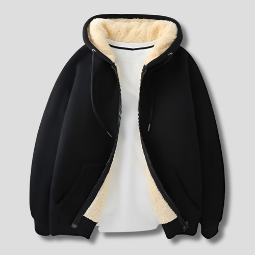 Men’s Fleece-Lined Zip Hoodie