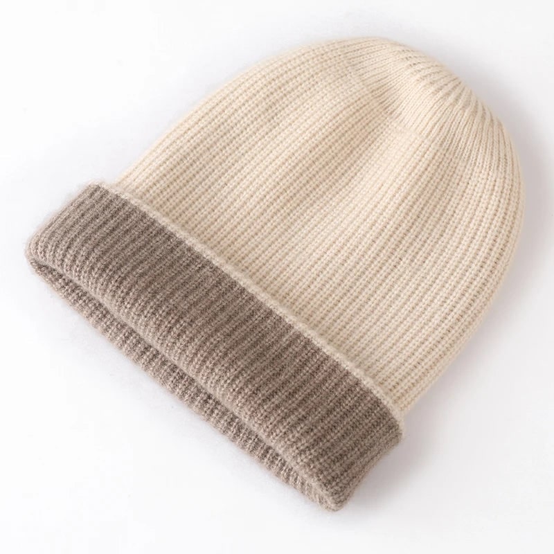 Reversible Ribbed Knit Beanie