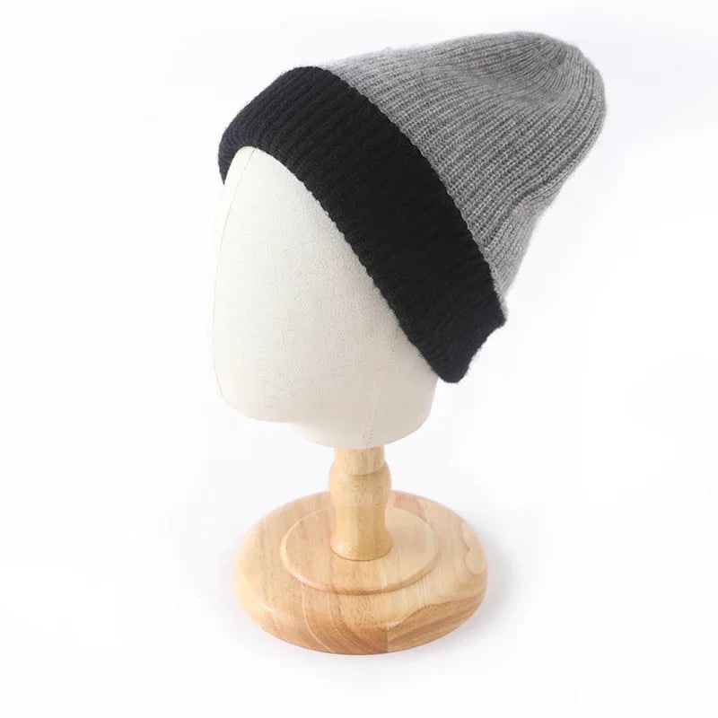 Reversible Ribbed Knit Beanie