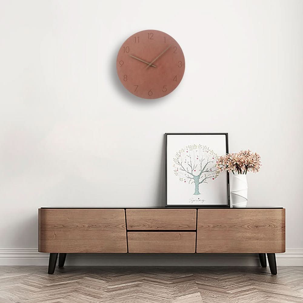 Minimalistisk skandinavisk vægur