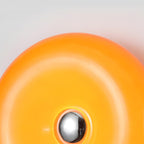 Szklana lampa stołowa LED w kształcie pączka w stylu Bauhaus