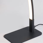 Nowoczesna łukowa lampa stołowa LED ze ściemnianiem