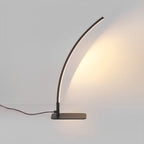 Nowoczesna łukowa lampa stołowa LED ze ściemnianiem